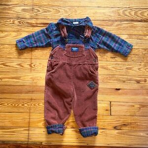 Vintage OshKosh B'gosh Overall Set